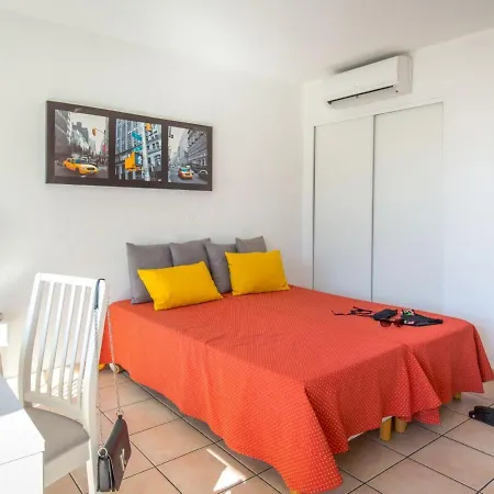 公寓 Climatise 2 Pers - Vue - Proche Plage/commerces - Acces Wifi Gratuit - Parking Dispo - Fr-1-466a-34